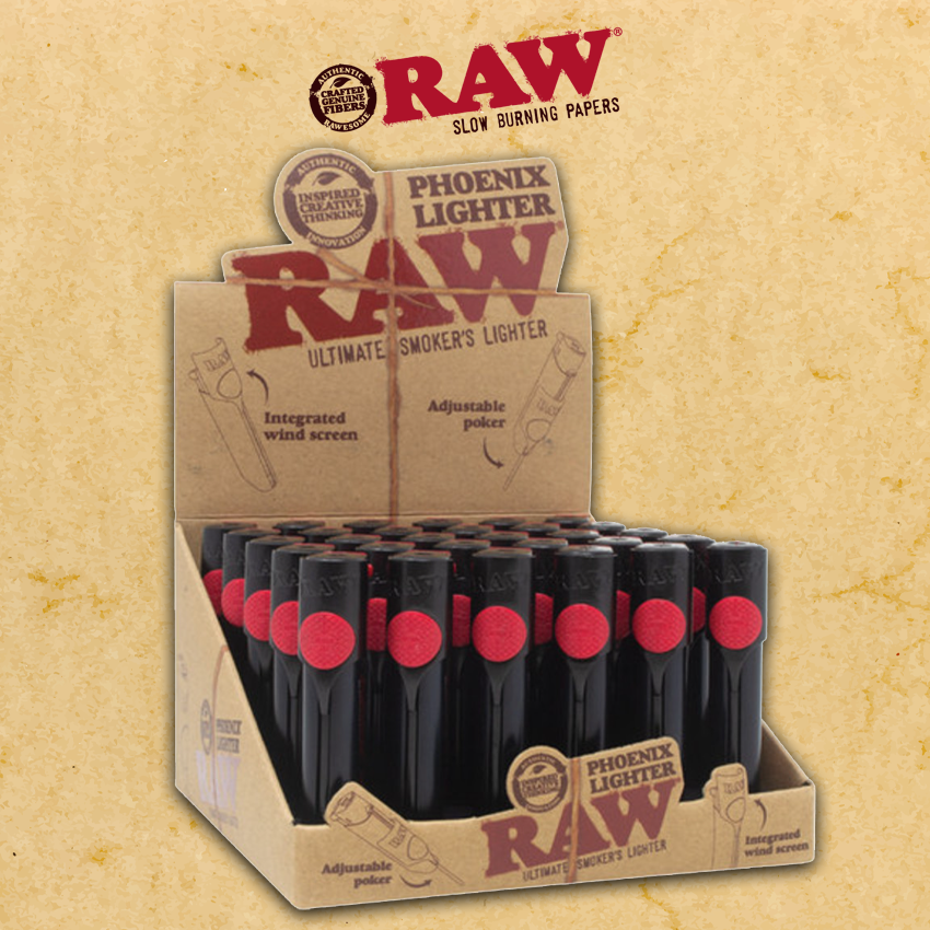 RAW PHOENIX LIGHTER - 30CT DISPLAY