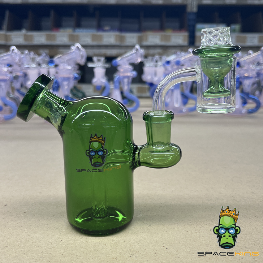 SPACE KING GLASS SPACE EGG MINI RIG WATERPIPE 4.5"