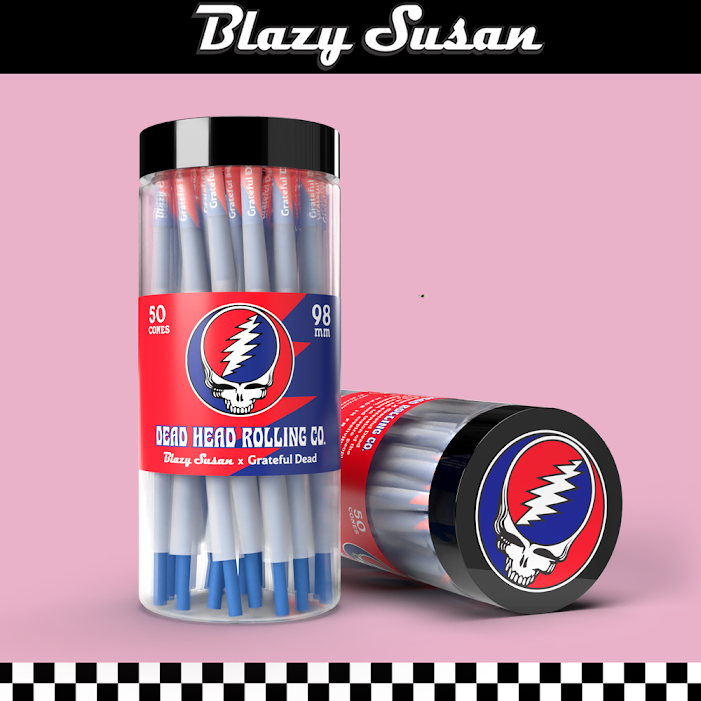 BLAZY SUSAN x GRATEFUL DEAD KING SIZE CONES - 50CT