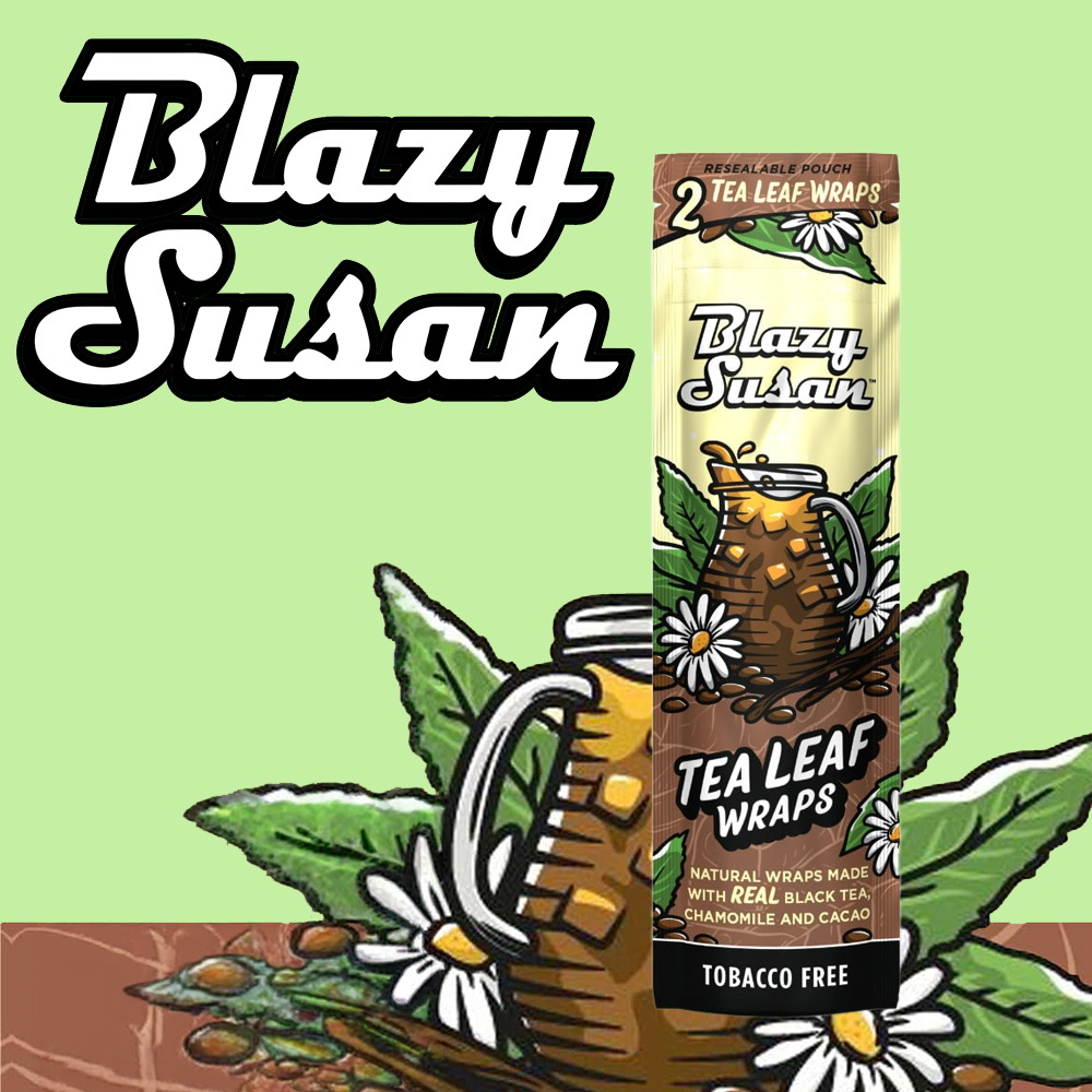 BLAZY SUSAN REAL TEA LEAF WRAPS - 2PCS/25CT