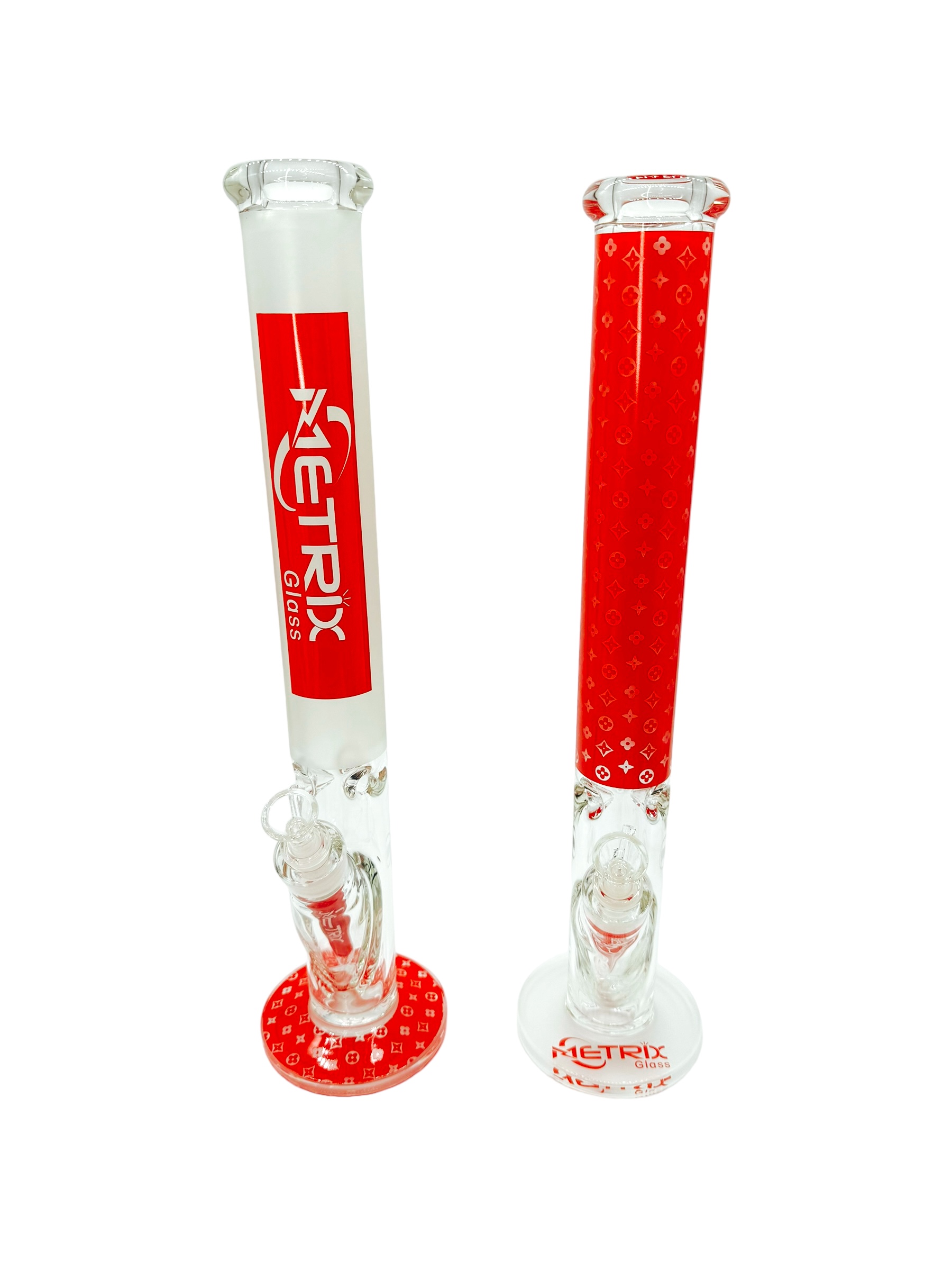 METRIX STRAIGHT SUPREME WATERPIPE ASSORTED COLOR 18"