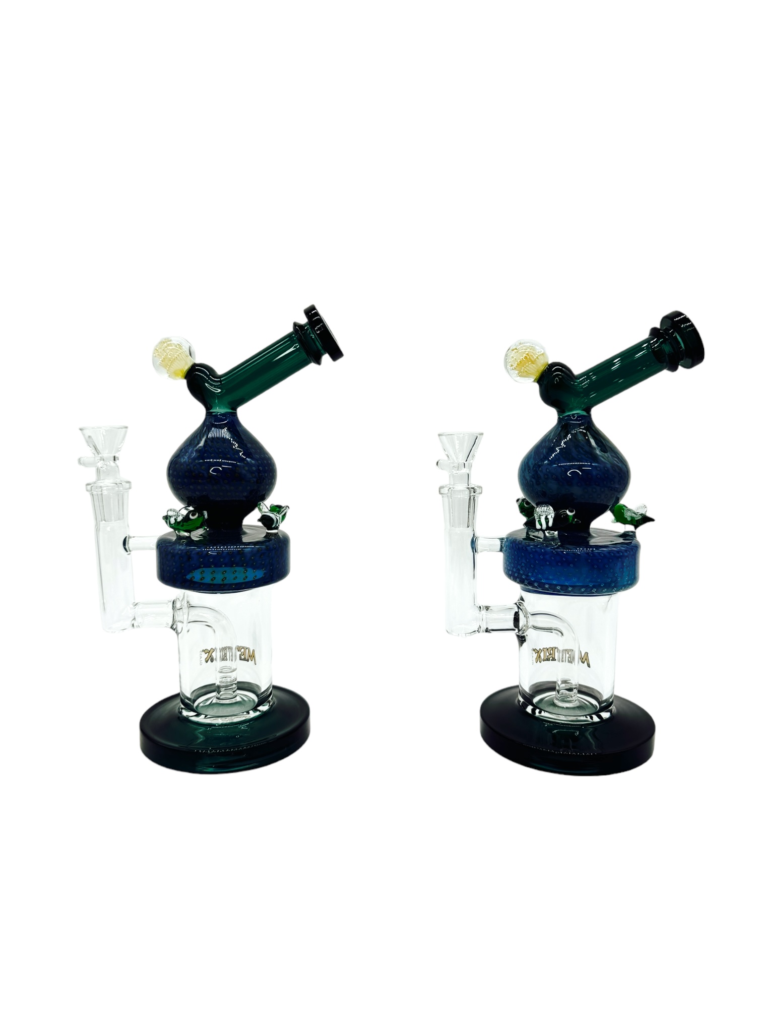 METRIX BEES N FLOWER RING WATERPIPE ASSORTED COLOR 9"