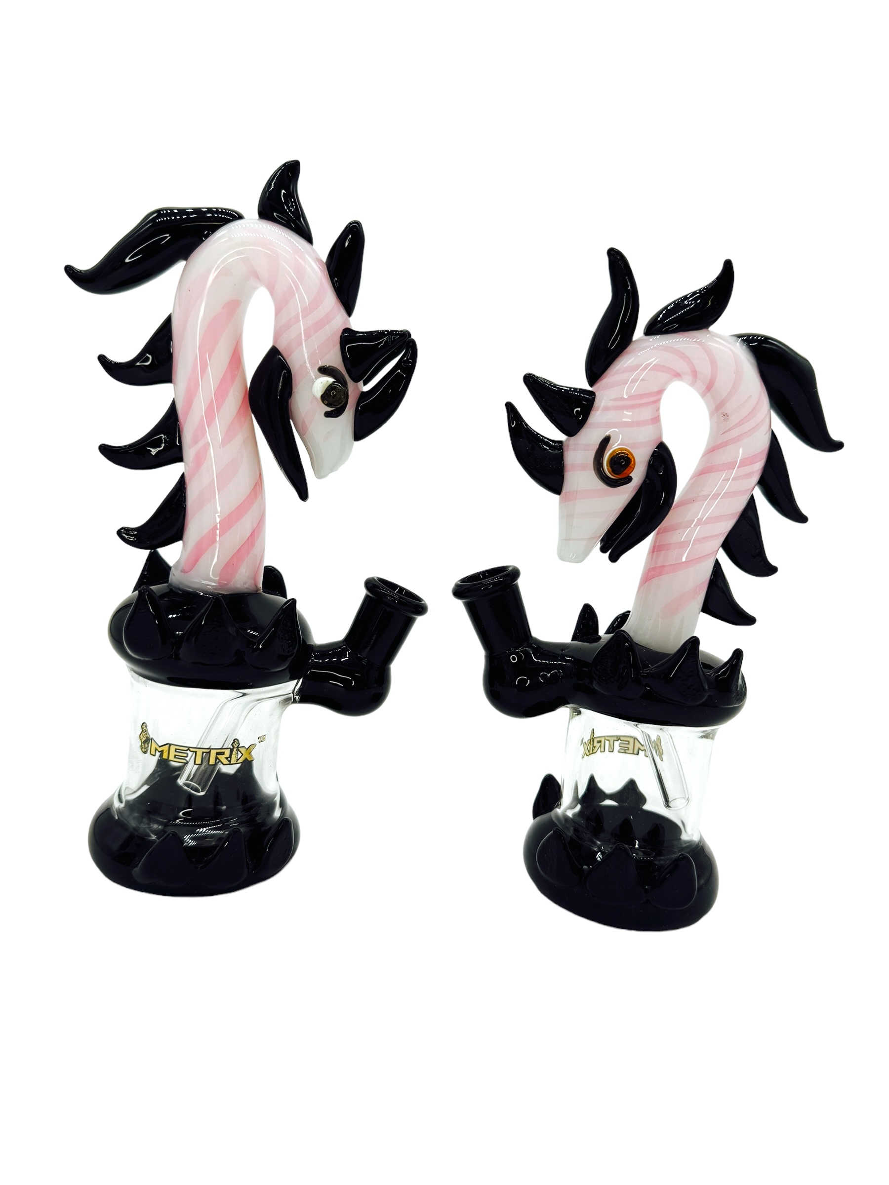 METRIX LONG NECK DRAGON WATERPIPE ASSORTED COLOR 7"