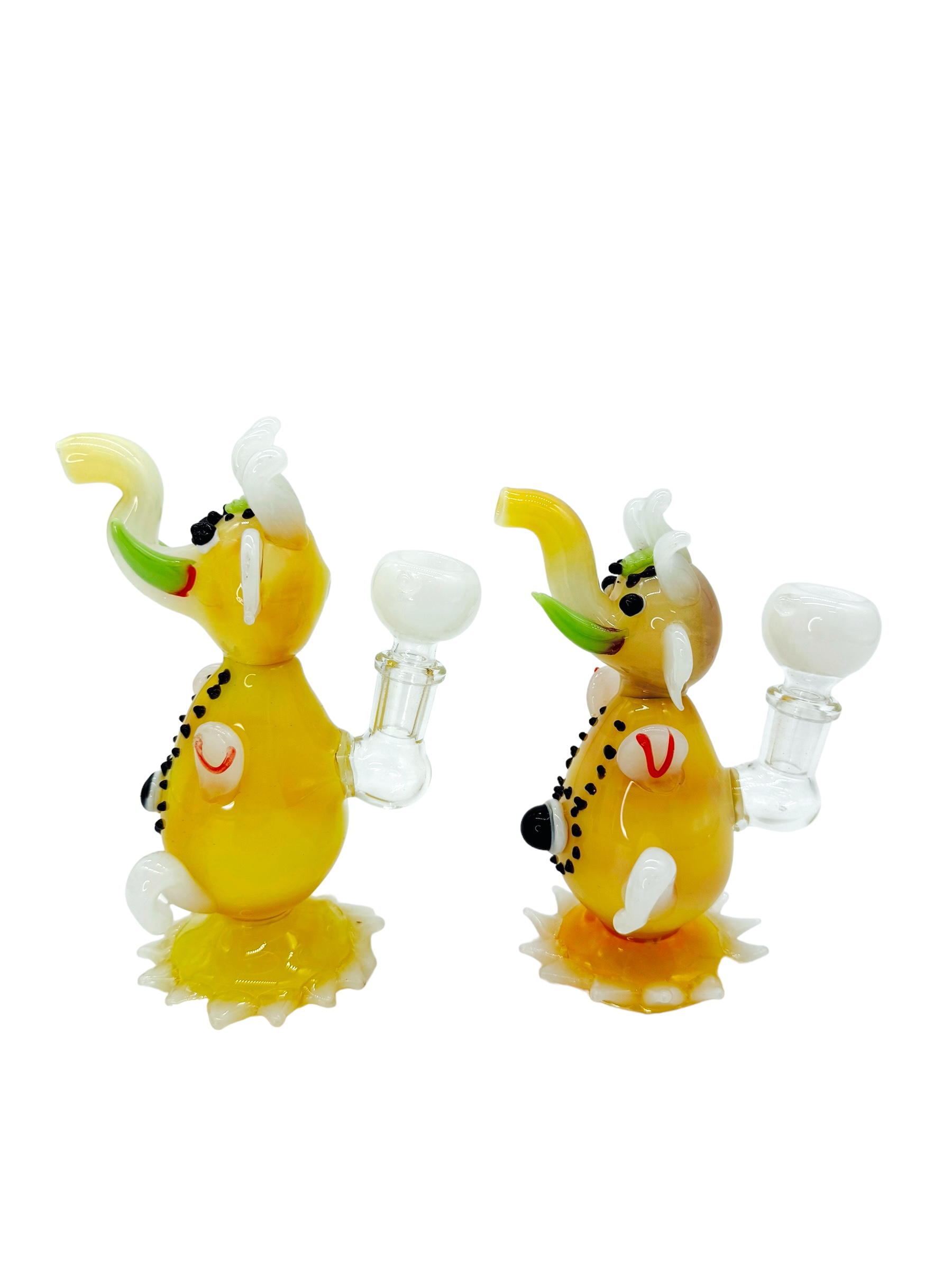 METRIX STANDING ELEPHANT WATERPIPE ASSORTED COLOR 6"