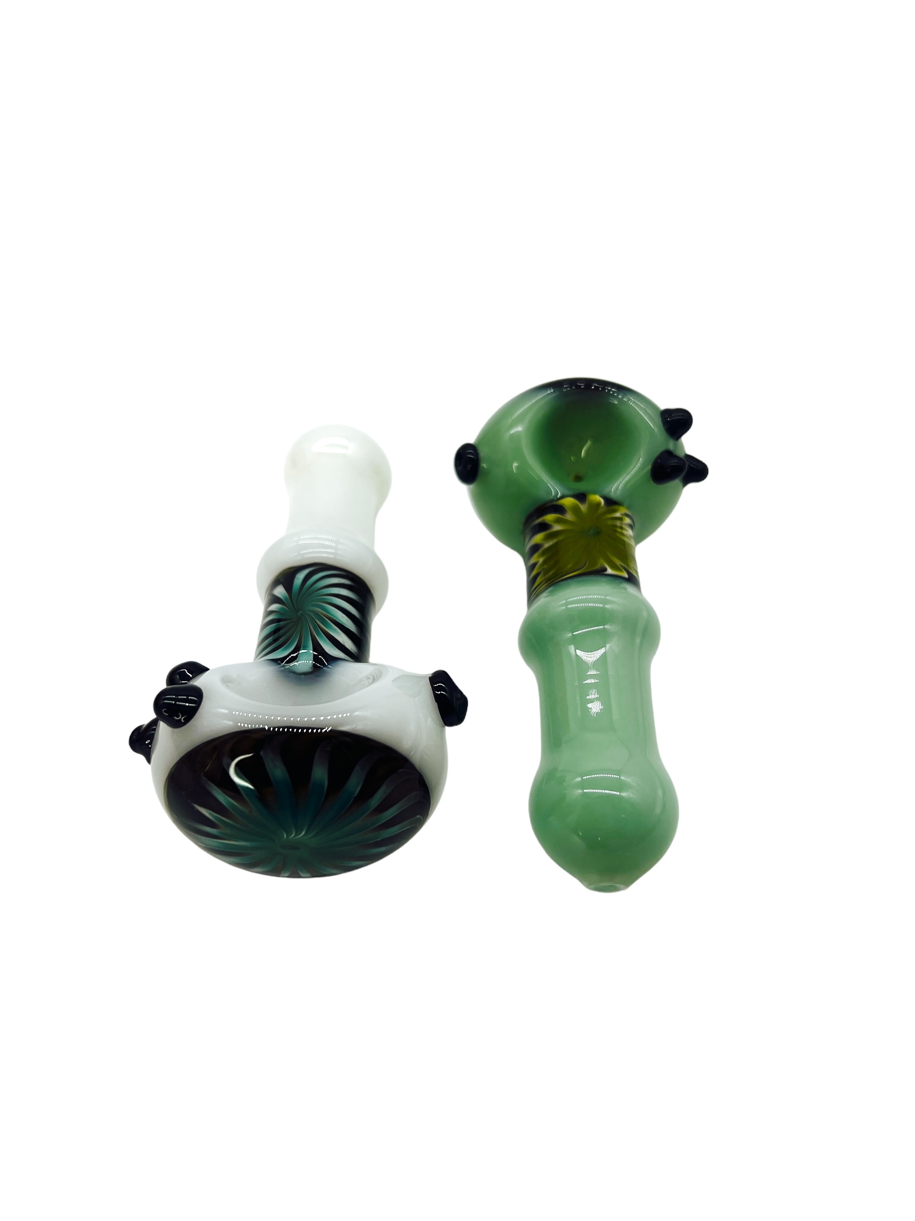 METRIX FLOWER FUMED HANDPIPE ASSORTED COLOR 5" - BAG OF 5