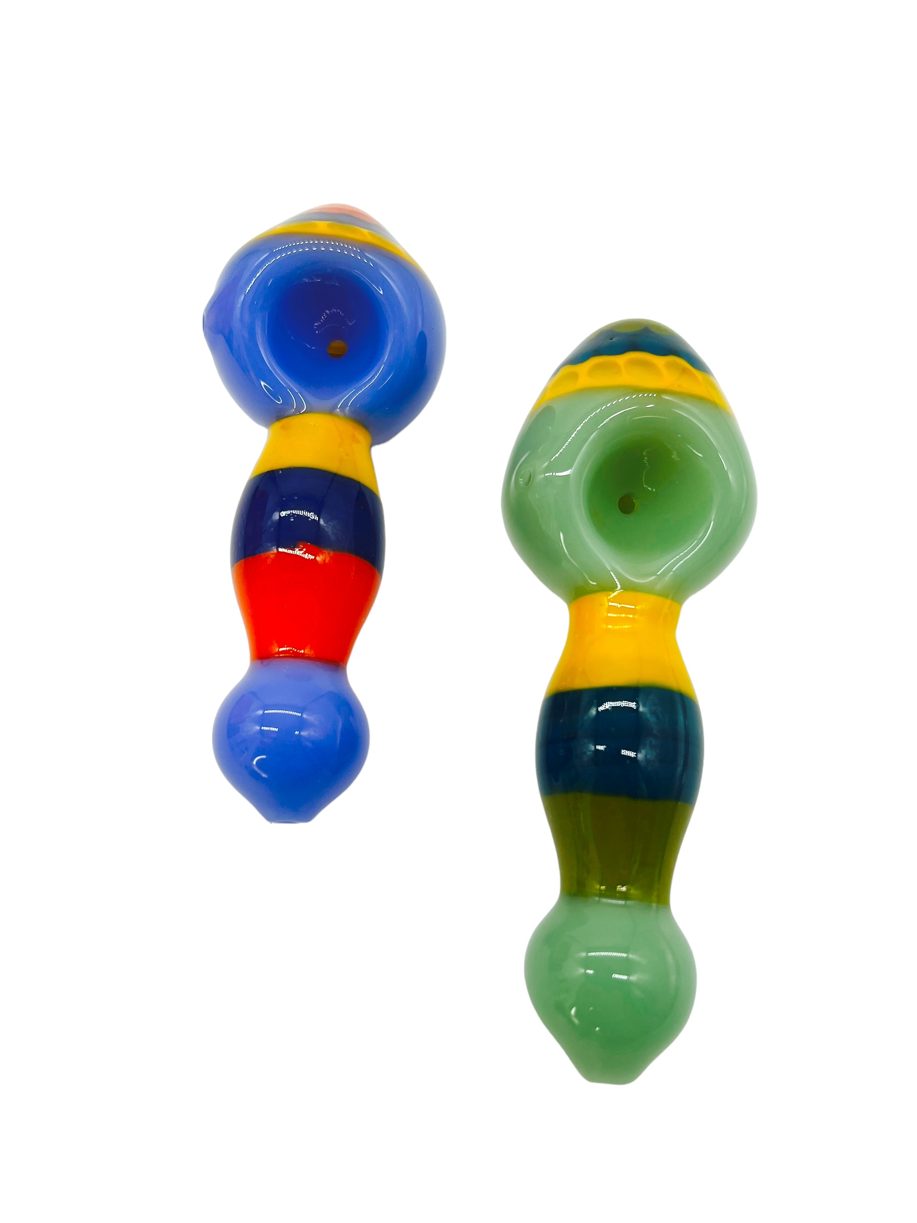 METRIX MULTI COLOR DEEP FUMED HANDPIPE ASSORTED COLOR 5" - BAG OF 5