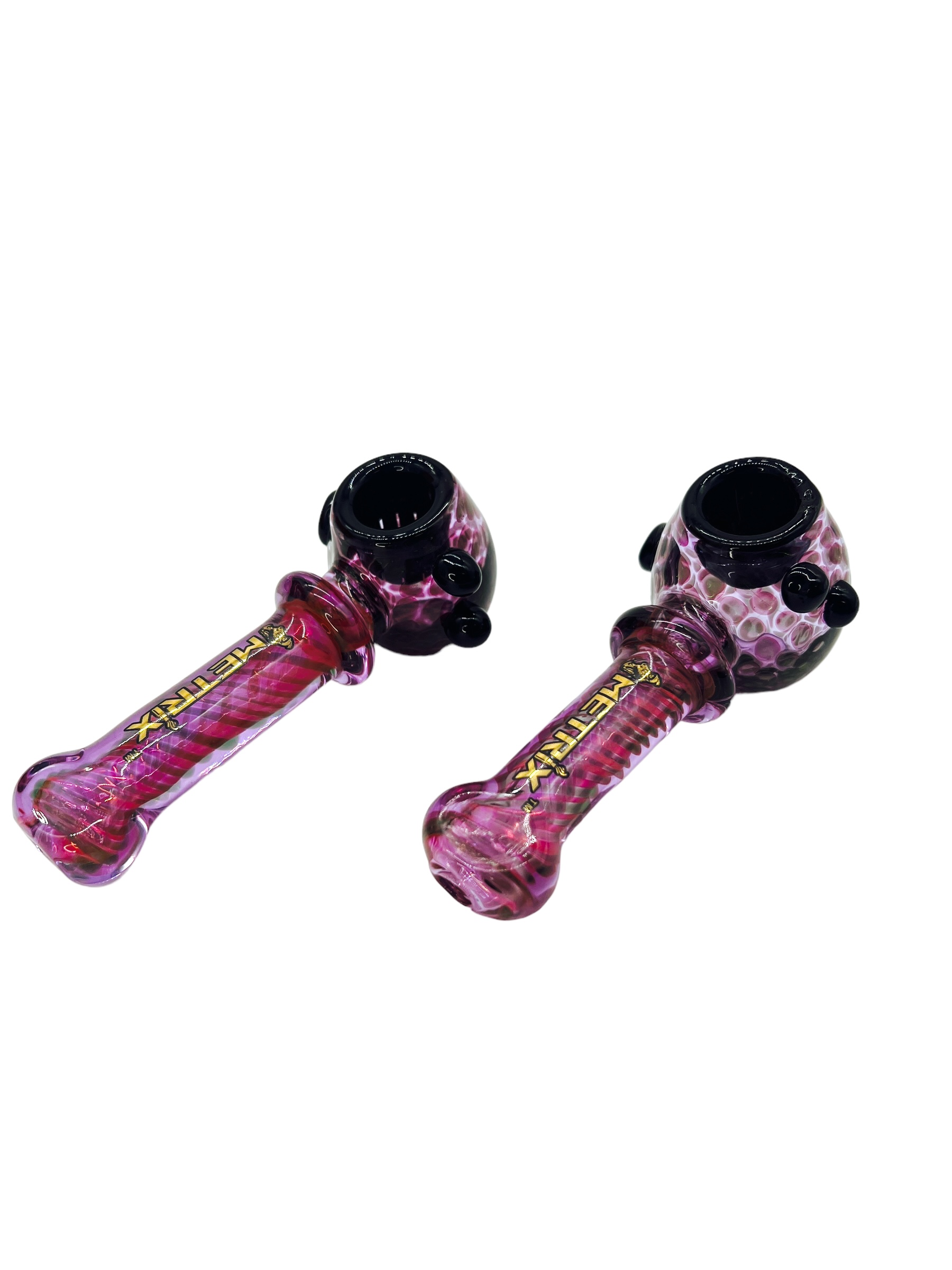 METRIX HEAVY FUMED HANDPIPE ASSORTED COLOR 5" - BAG OF 5