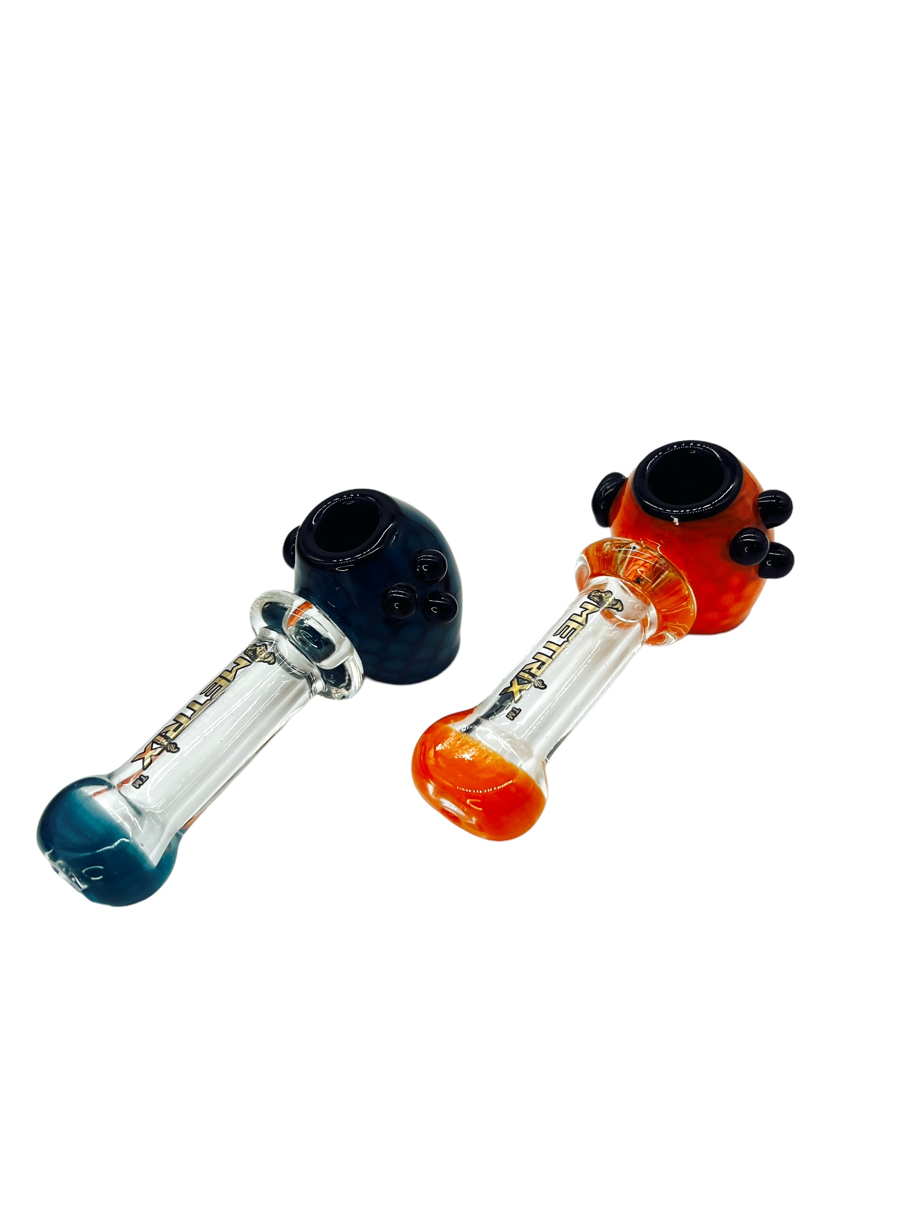 METRIX HONEYCOMB FRITS HEAD HANDPIPE ASSORTED COLOR 5" - BAG OF 5