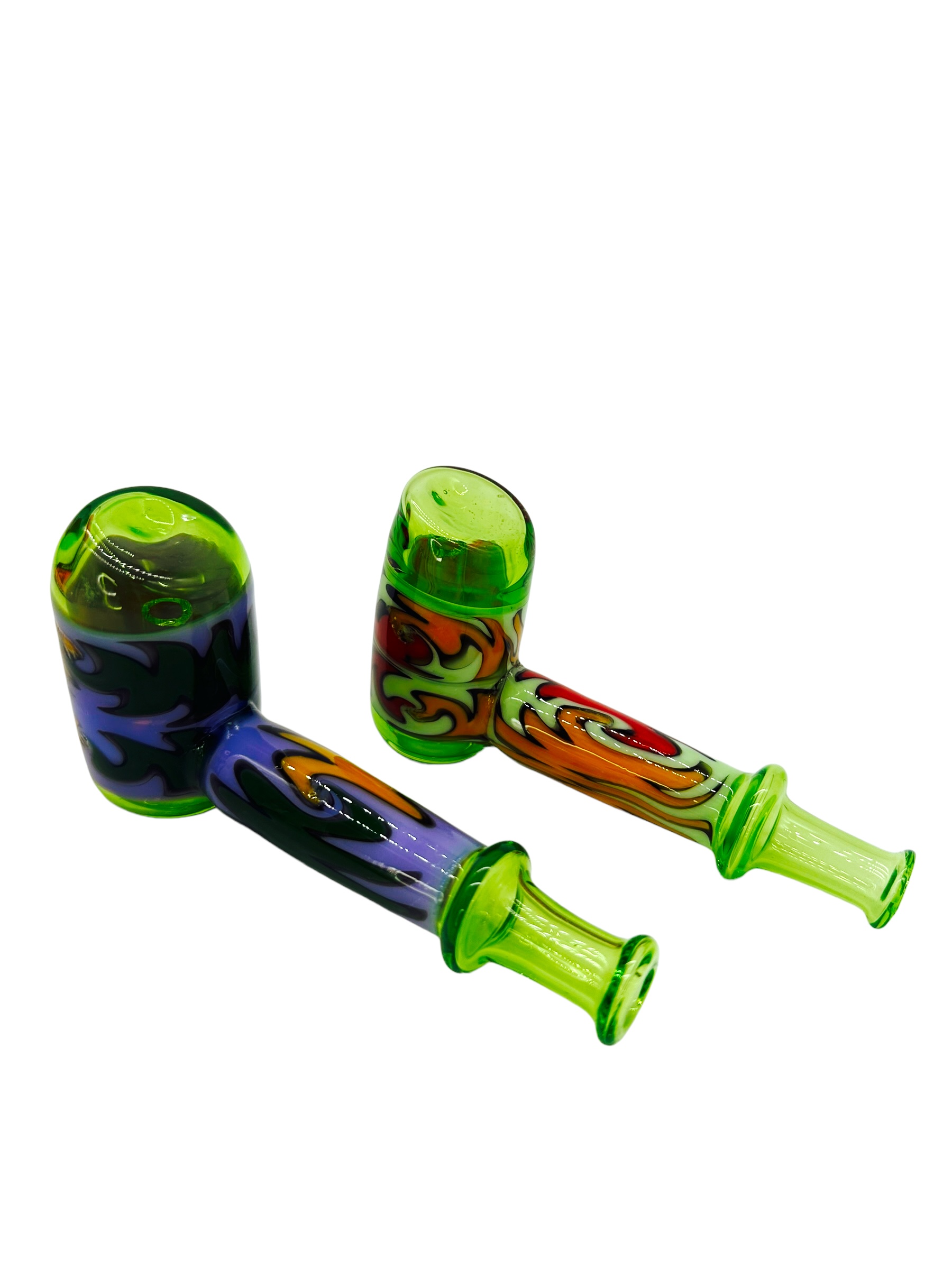 METRIX SWIRL HAMMER HANDPIPE ASSORTED COLOR 5" - BAG OF 5