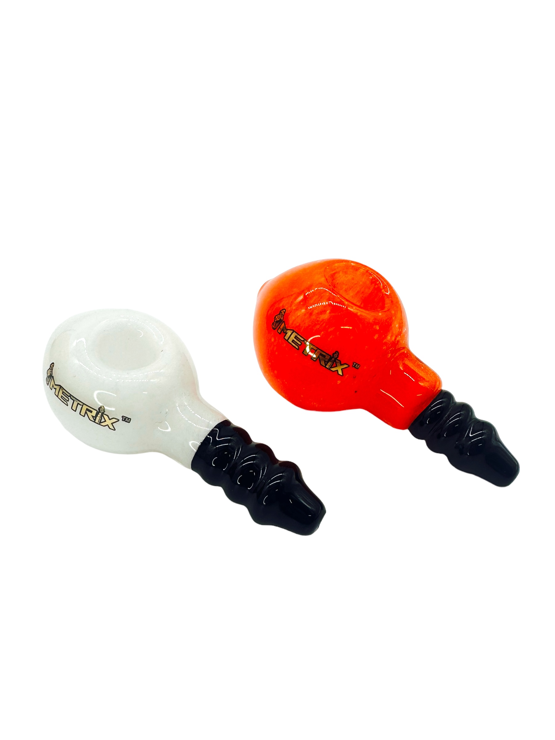 METRIX BALL FUMED HANDPIPE ASSORTED COLOR 5"