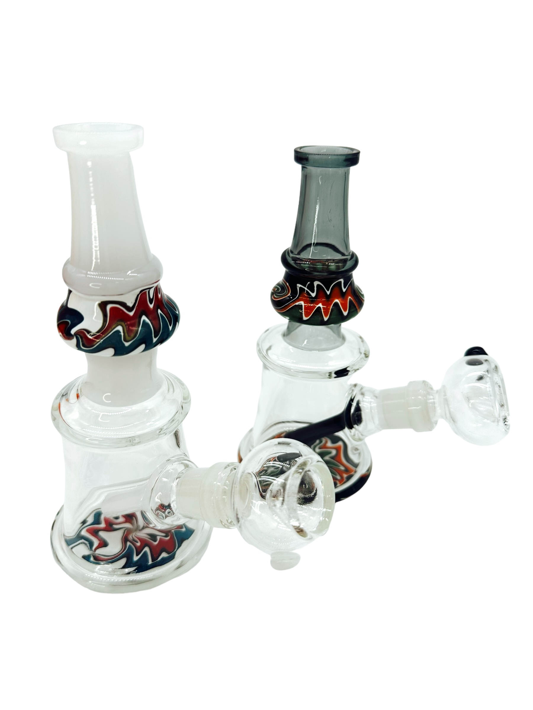 METRIX SWIRL DOWNSTEM WATERPIPE ASSORTED COLOR 6"