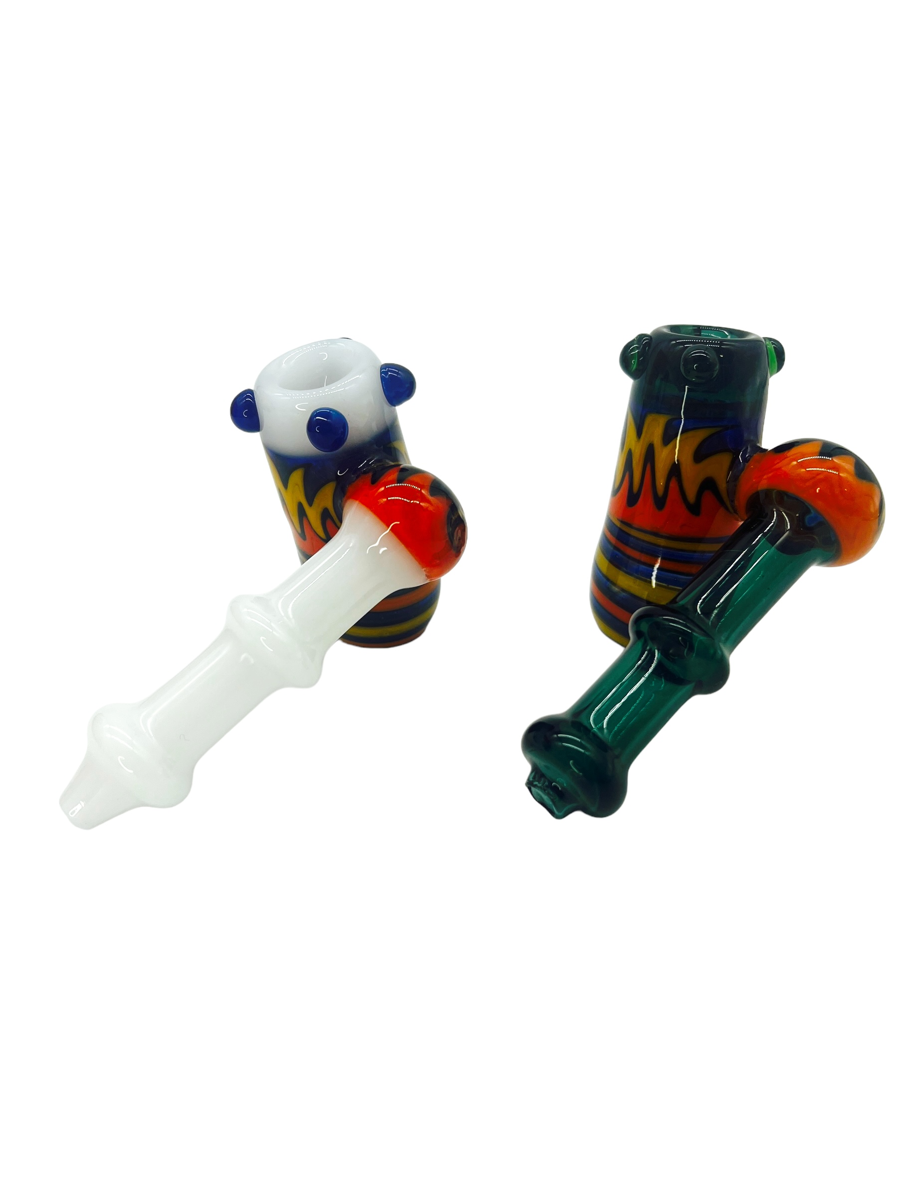 METRIX BAMBOO SWIRL HANDPIPE ASSORTED COLOR 5"