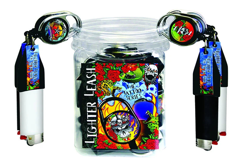TATTOOS DESIGN LIGHTER LEASH - JAR OF 30