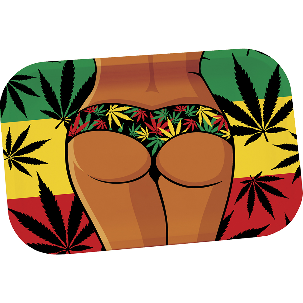 SMALL RASTA BOOTY TRAY