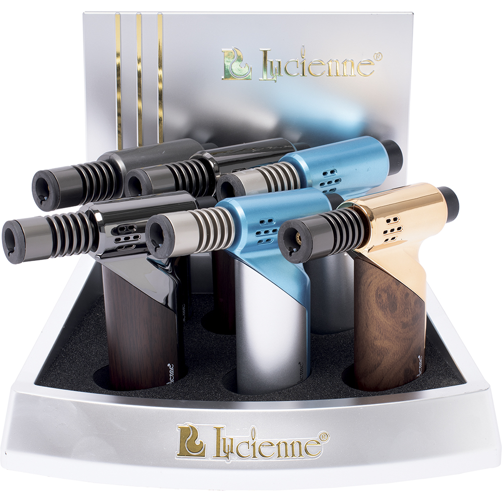 LUCIENNE SINGLE JET TORCH - DISPLAY OF 6