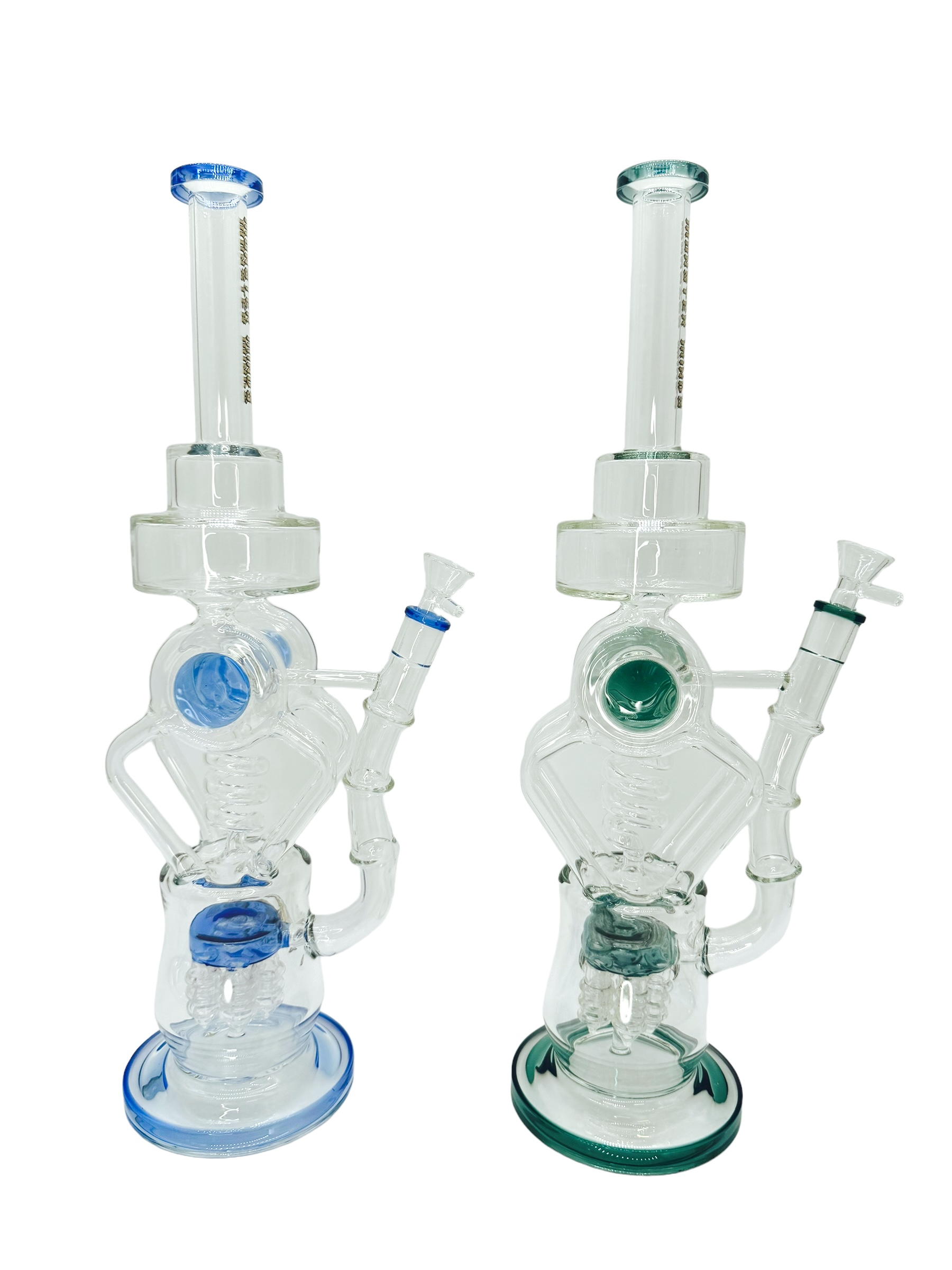 MONSTER MINDS - COIL WATERPIPE ASSORTED COLOR 17"