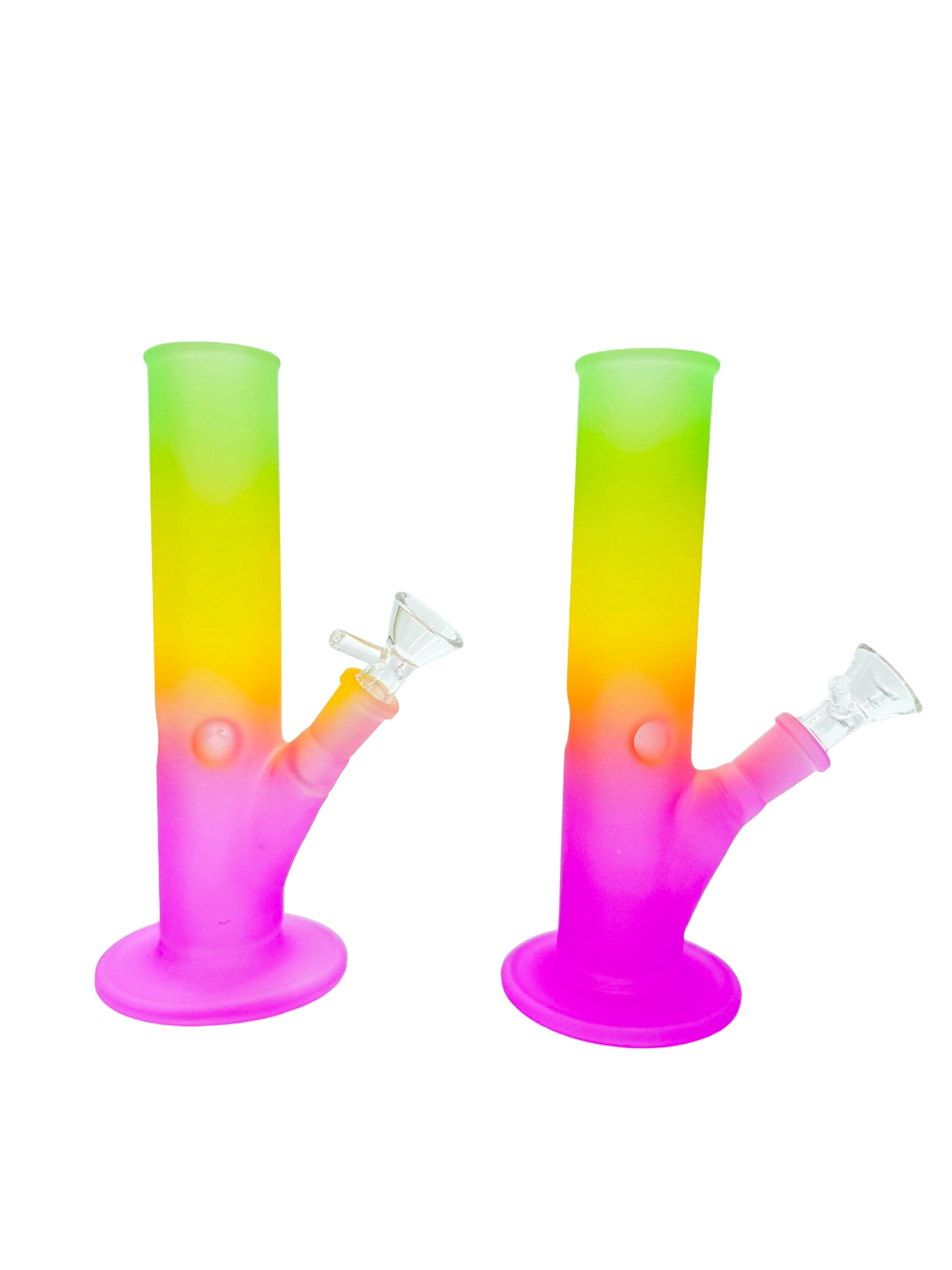 RAINBOW STRAIGHT WATERPIPE ASSORTED COLOR 7.5"