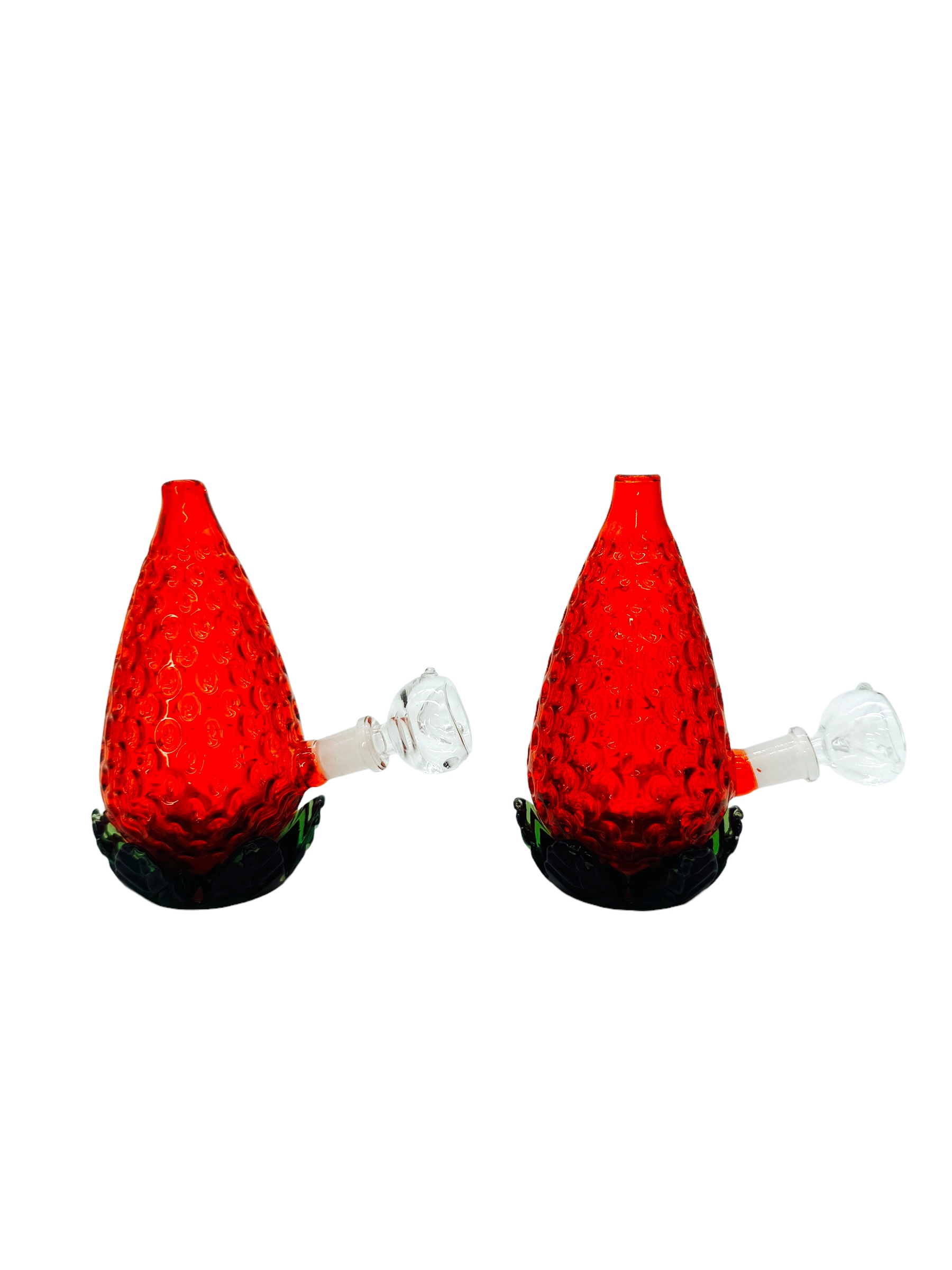 STRAWBERRY WATERPIPE ASSORTED COLOR 4.5"