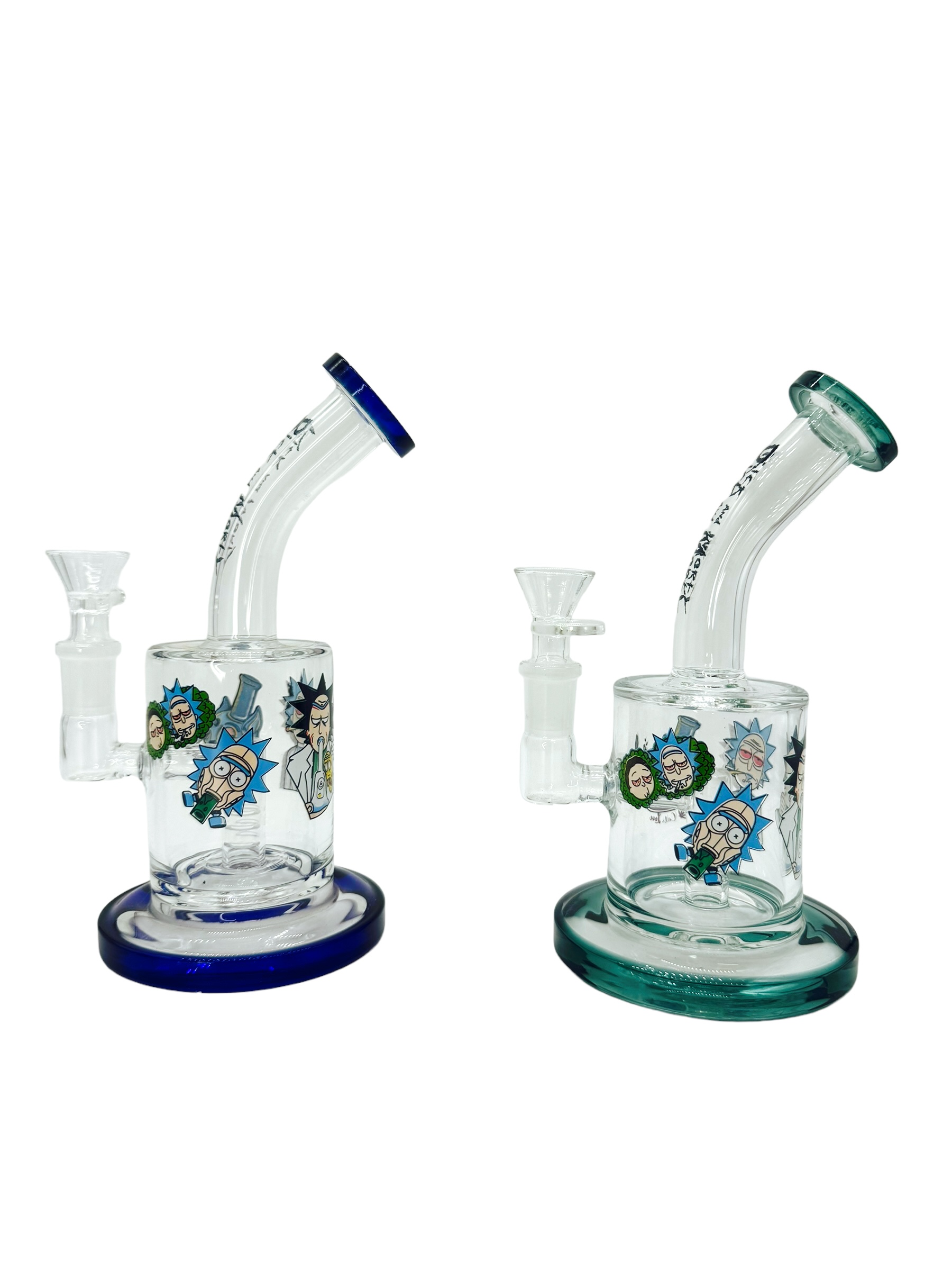 RICK N MORTY SMALL WATERPIPE ASSORTED COLOR 7"