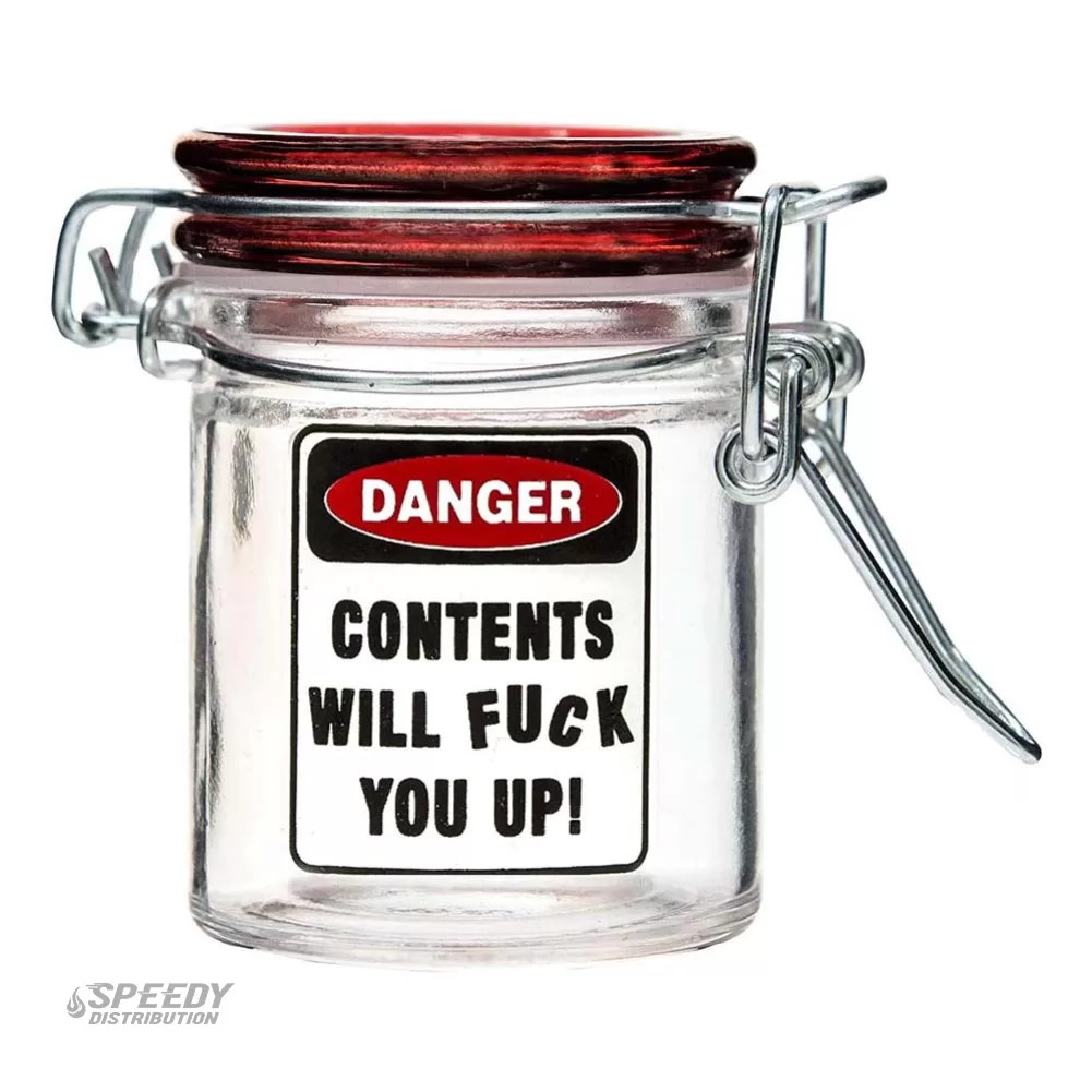 CONTENTS WILL F YOU UP DESIGN MINI STASH JAR - DISPLAY OF 3