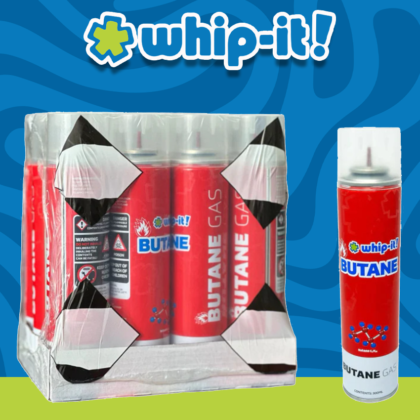 WHIP IT BUTANE 300ML - DISPLAY OF 12
