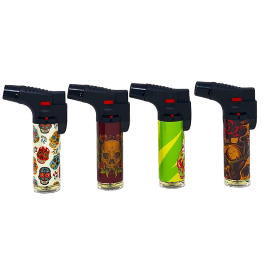 BLINK TORCH GUN SKULL DESIGN - DISPLAY OF 12