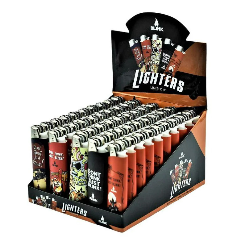 BLINK LIMITED EDITION #1 LIGHTERS - DISPLAY OF 50