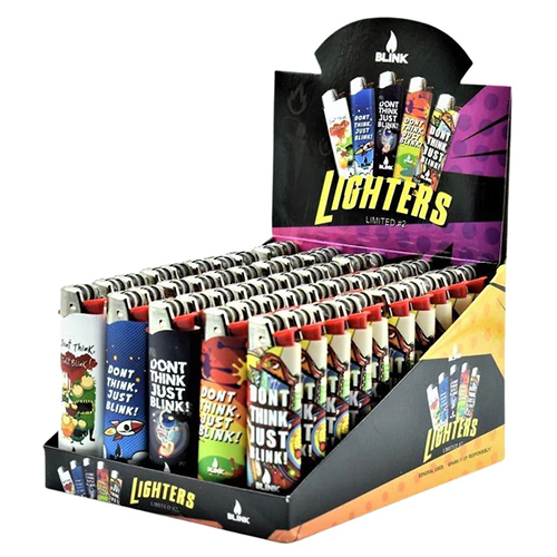 BLINK LIMITED EDITION #2 LIGHTERS - DISPLAY OF 50