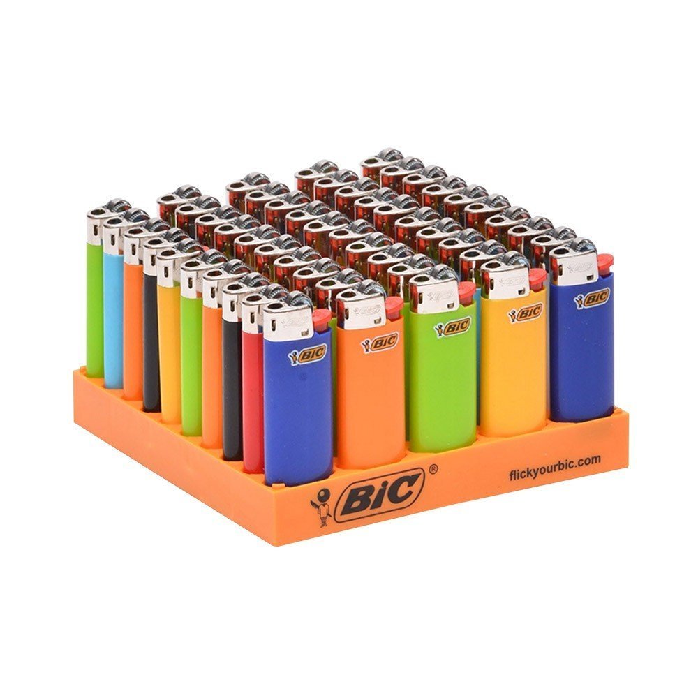 BIC BLANK MINI LIGHTER - DISPLAY OF 50