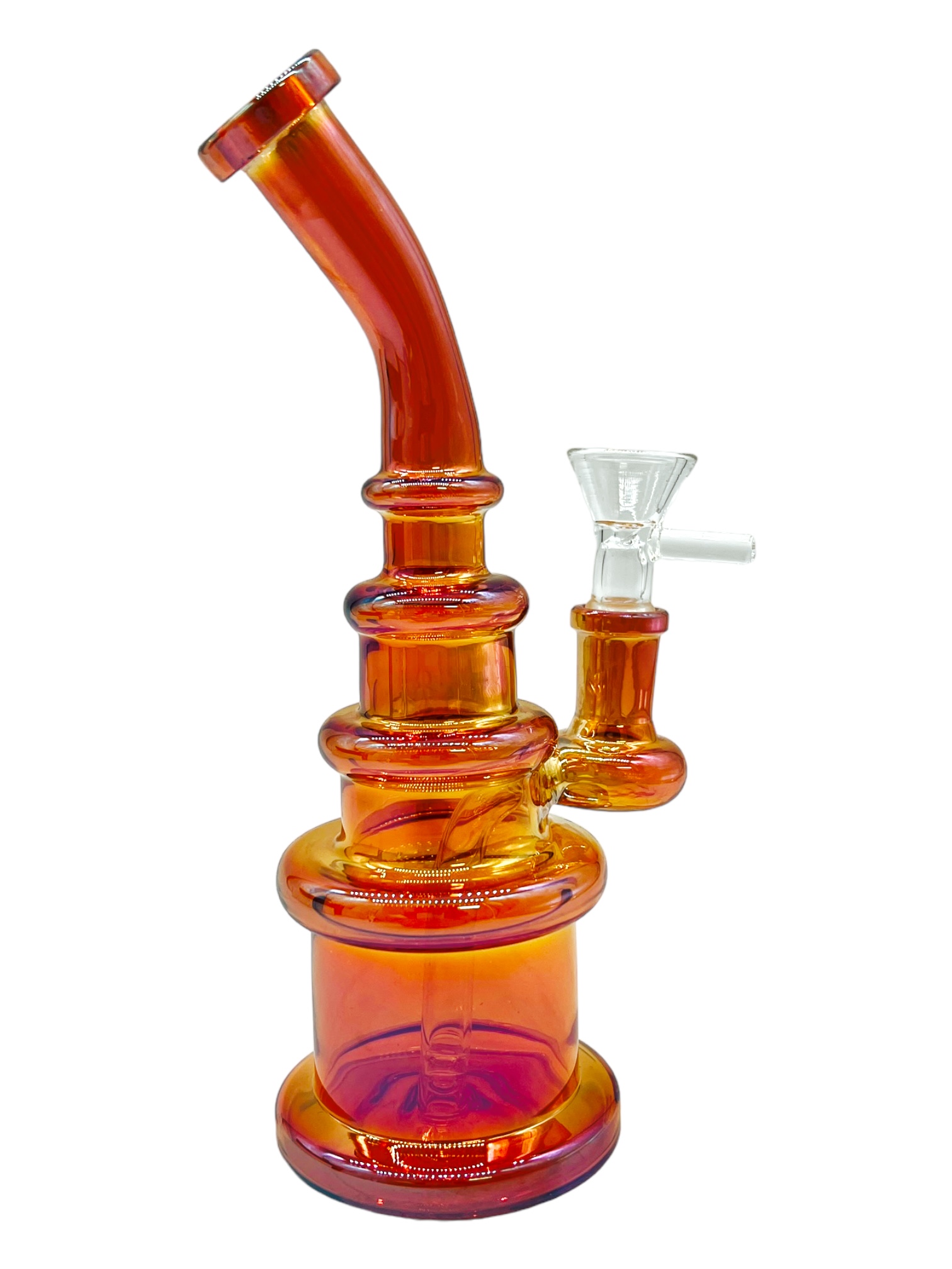 STACK CHROME WATERPIPE ASSORTED COLOR 7.5"