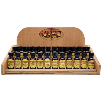 WILD BERRY FRAGRANCE OIL STARTER KIT #2 RACK - DISPLAY OF 72