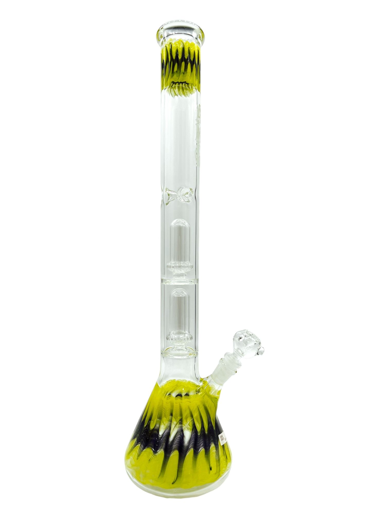 AMG DOUBLE PERC WATERPIPE ASSORTED COLOR 22"
