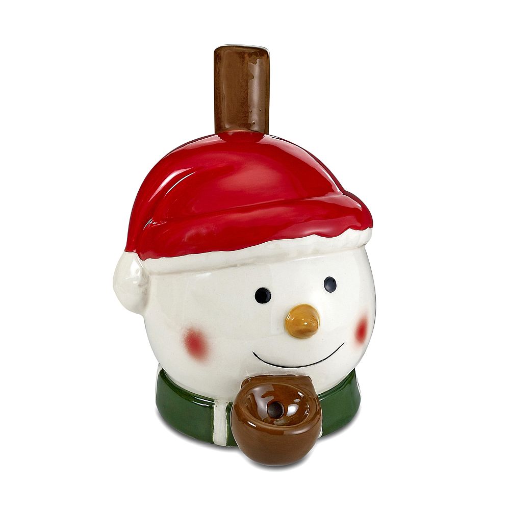 SNOWMAN CERAMIC HANDPIPE