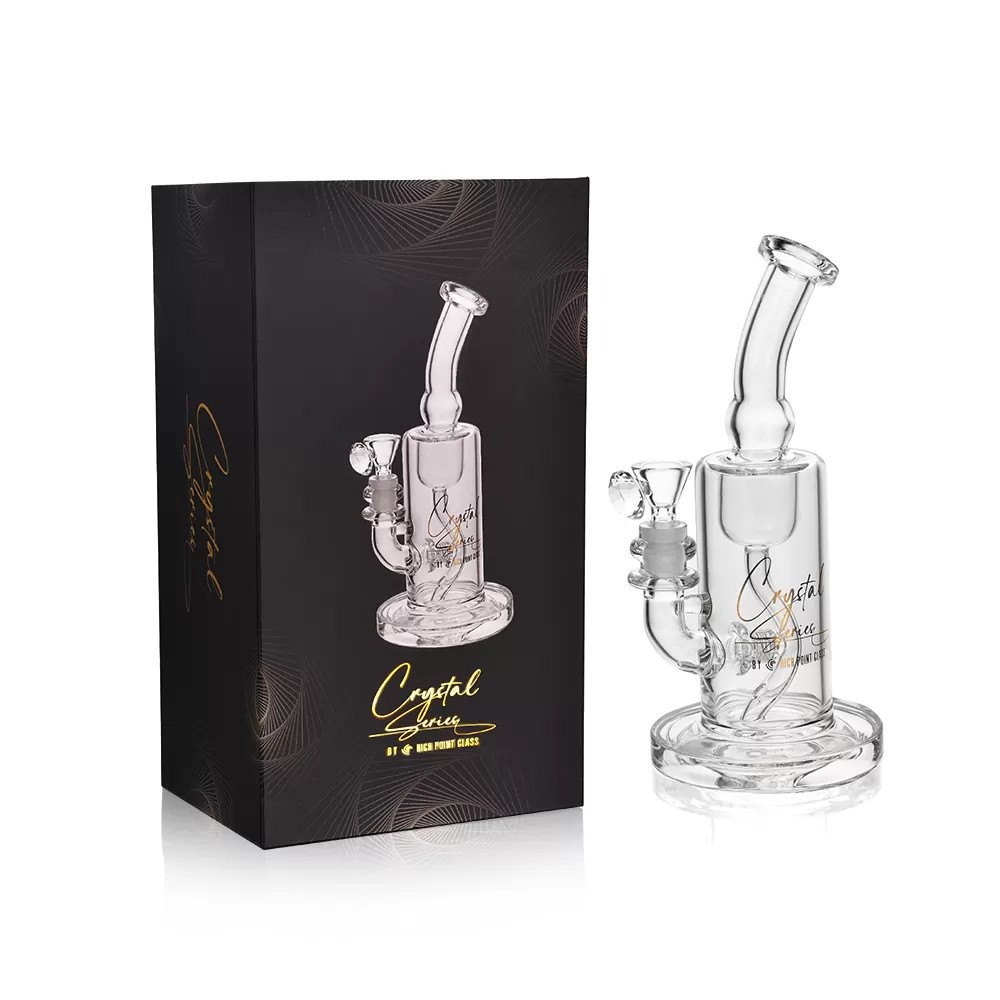 CRYSTAL SERIES BY HPG - 10" INCYCLER PERC WATER PIPE