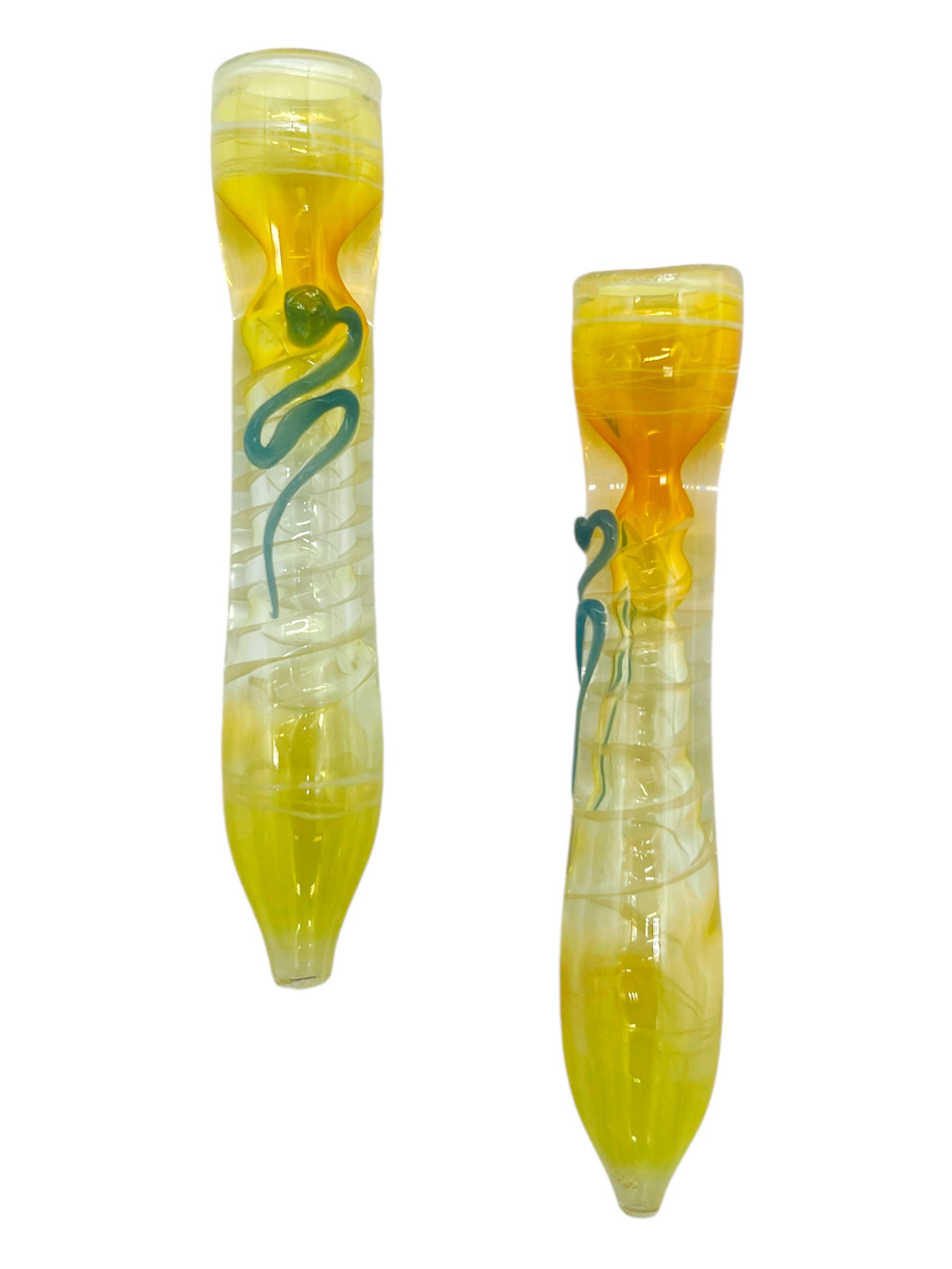 SQUIGLLE CHILLUM ASSORTED COLOR 3.5" - BAG OF 10