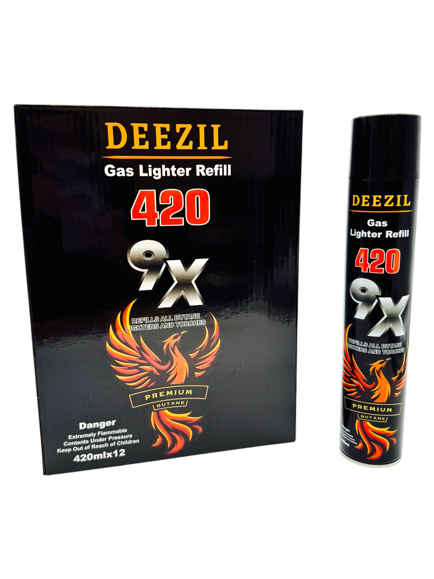 DEEZIL BUTANE 750ML 11X - DISPLAY OF 6