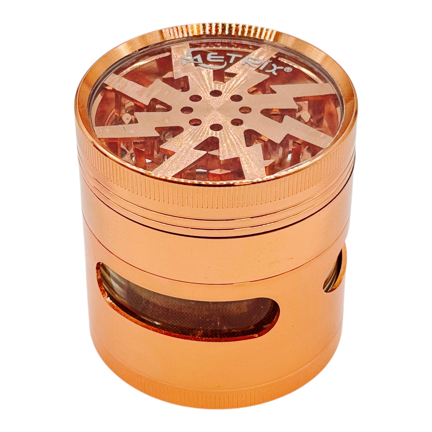 METRIX G-33 MIX DESIGN CLEAR TOP GRINDER - DISPLAY OF 6