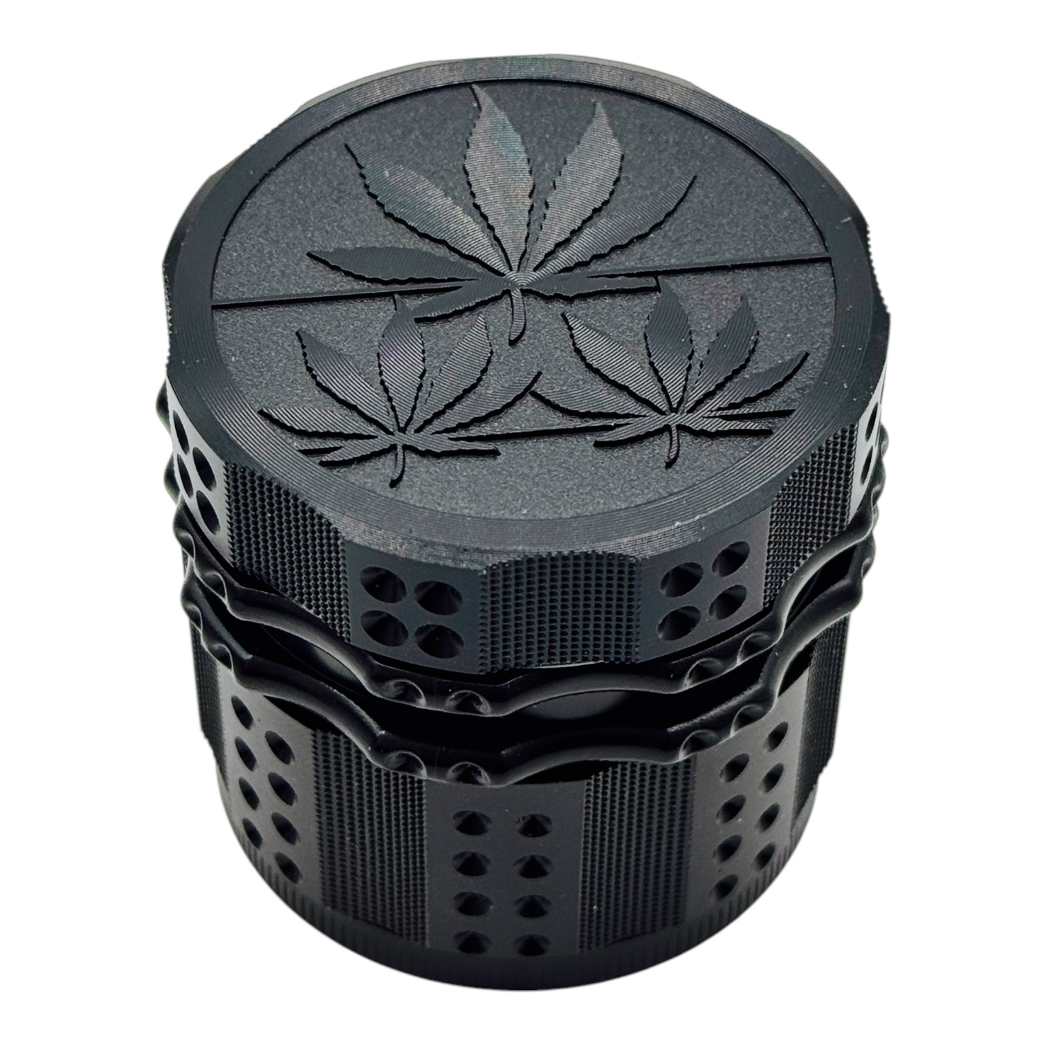 METRIX G-101 MIX DESIGN LEAF ENGRAVED GRINDER - DISPLAY OF 6