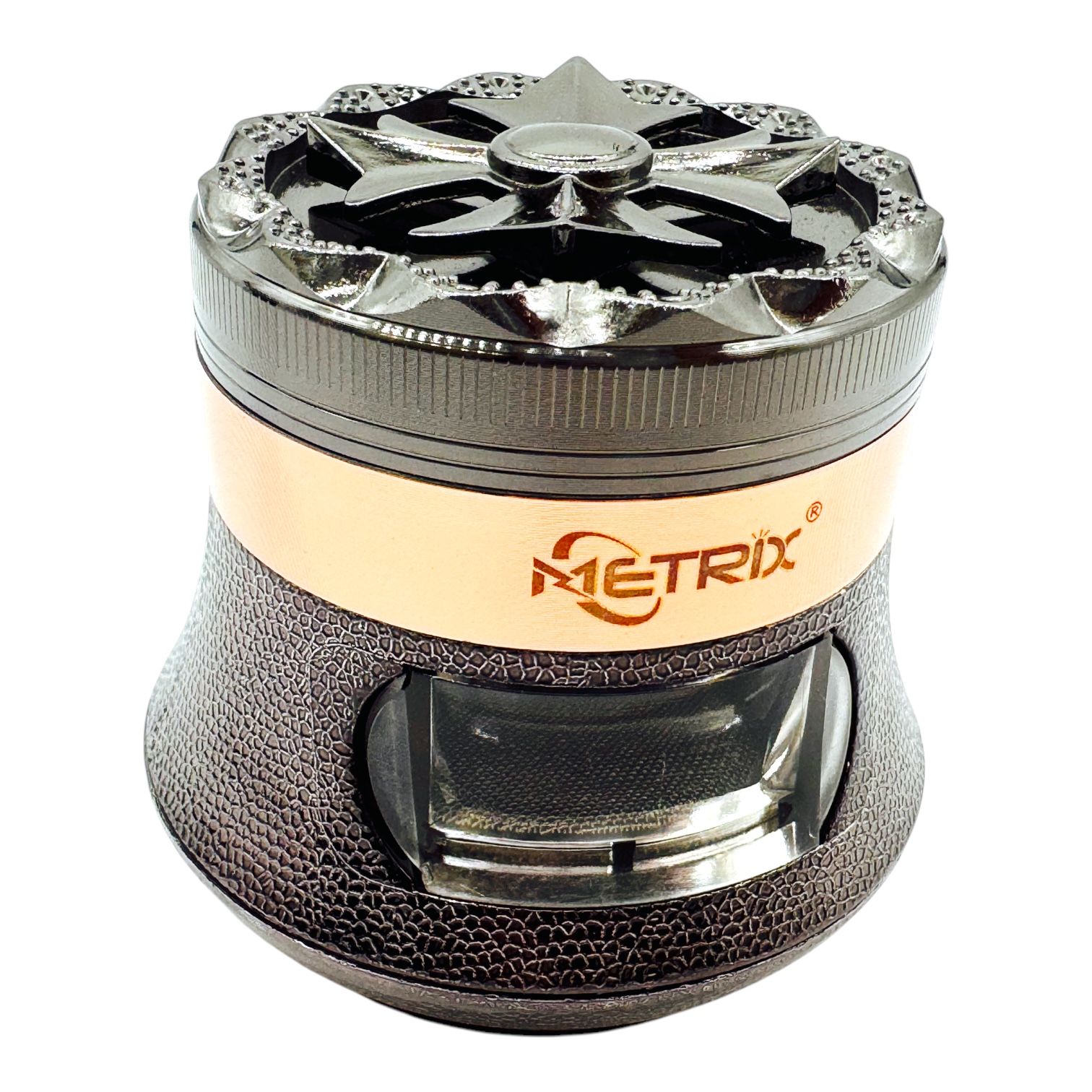 METRIX G-7831 MIX DESIGN FLOWER BLADES GRINDER - DISPLAY OF 6