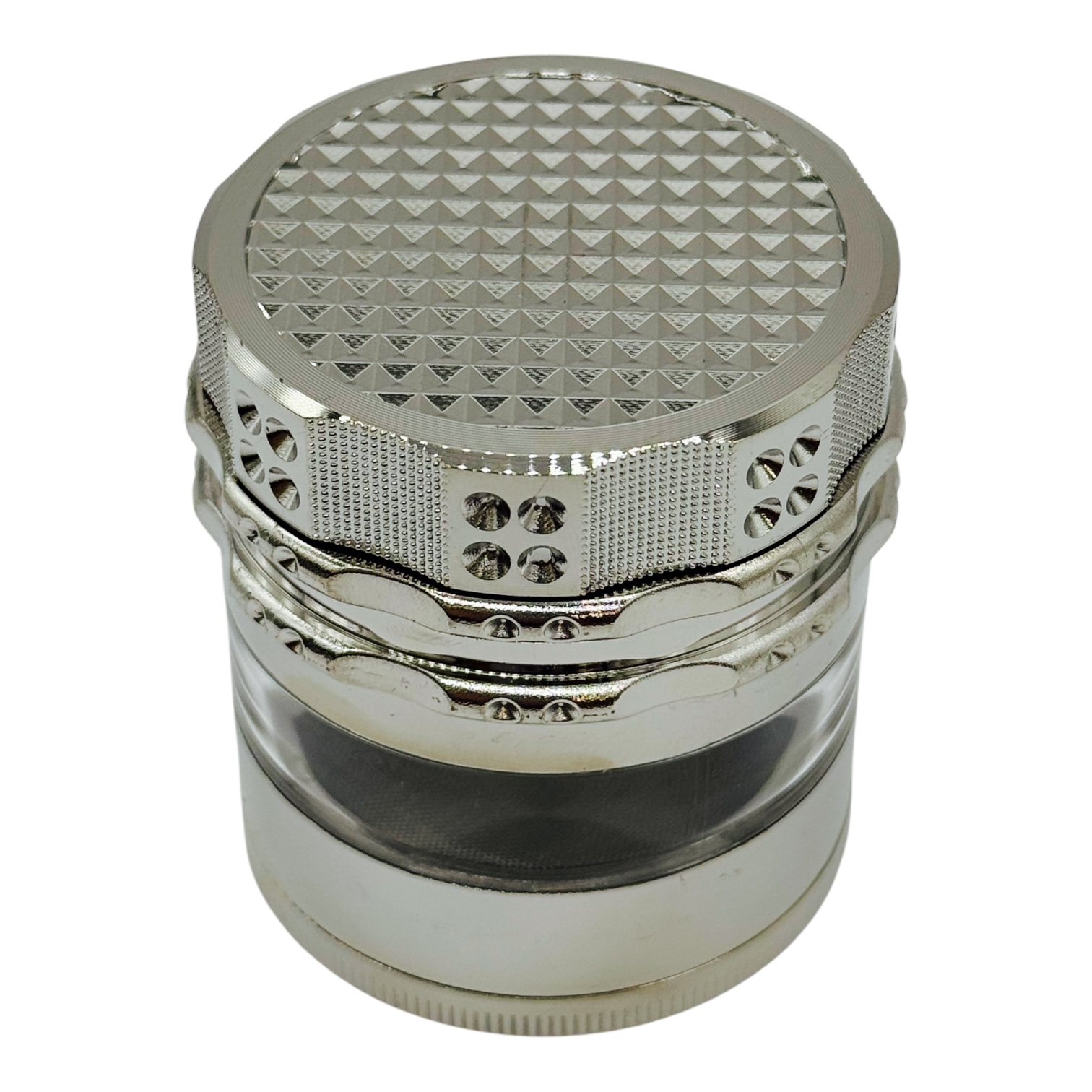 METRIX G-102 MIX DESIGN METAL CLEAR BODY GRINDER - DISPLAY OF 6