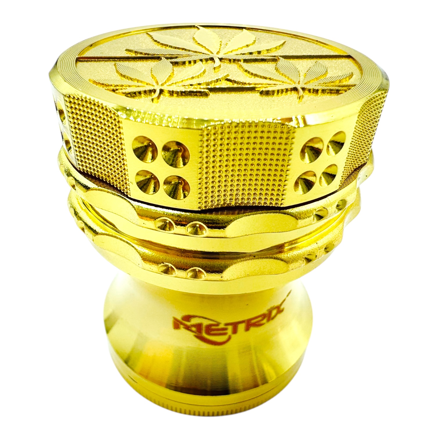 METRIX G-103 MIX DESIGN METAL ENGRAVED GRINDER - DISPLAY OF 8