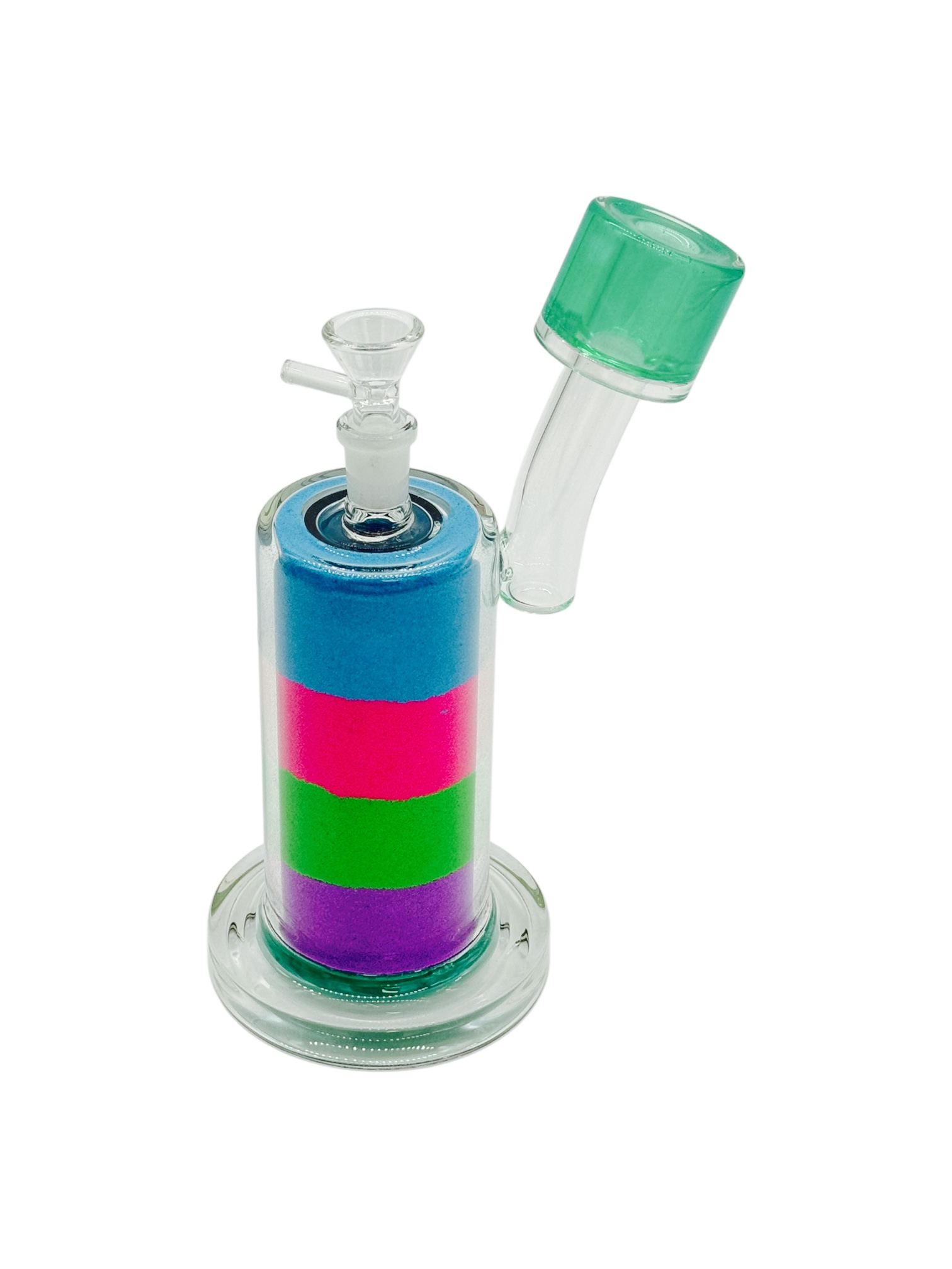 METRIX BENDED NECK FILLED WATERPIPE ASSORTED COLOR 10"