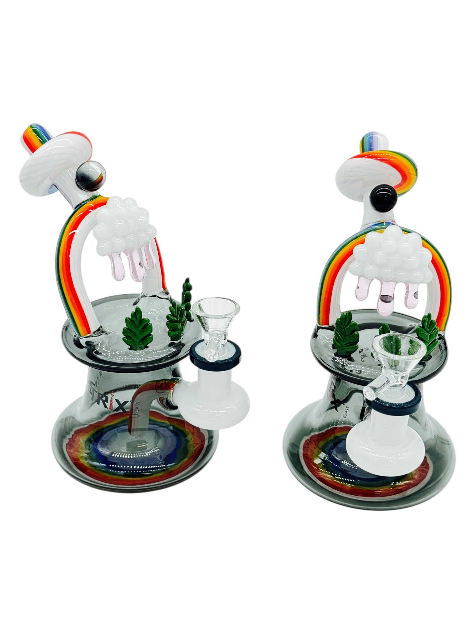 METRIX RAINBOW LAND WATERPIPE ASSORTED COLOR 7"
