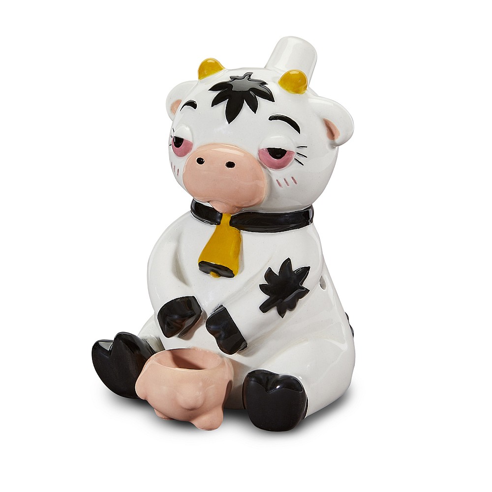 STONED COW CERAMIC HANDPIPE