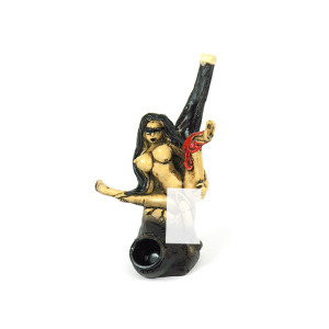 HANDMADE RESIN SMOKING PIPE NAKED WOMAN (N001)