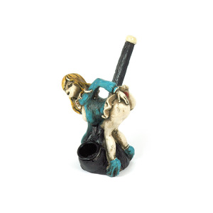 HANDMADE RESIN SMOKING PIPE NAKED WOMAN (N002)