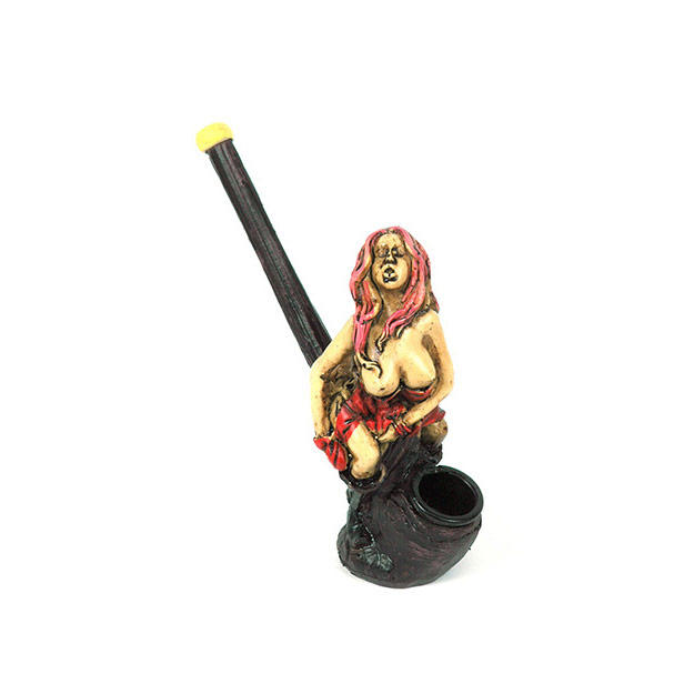 HANDMADE RESIN SMOKING PIPE NAKED WOMAN (N016)