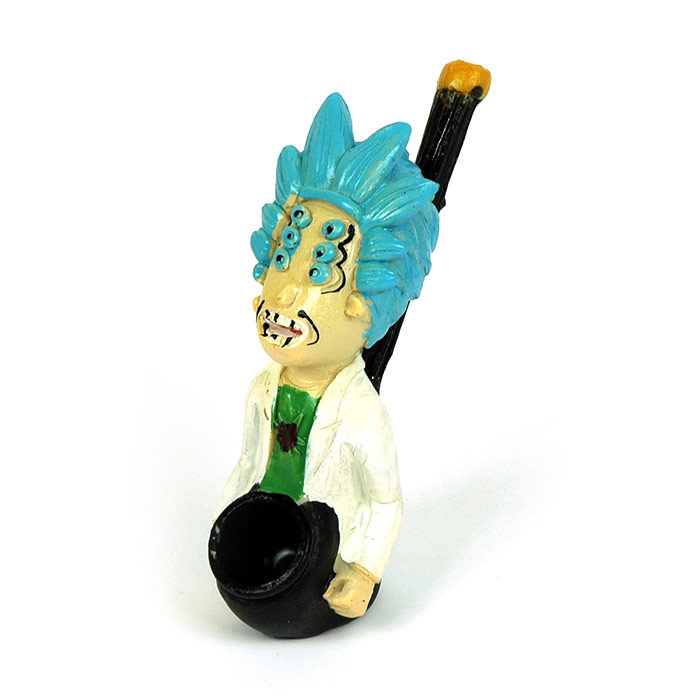 HANDMADE RESIN SMOKING PIPE RICK N MORTY (N022)