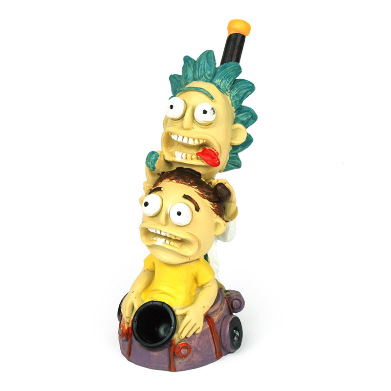HANDMADE RESIN SMOKING PIPE RICK N MORTY (N063)