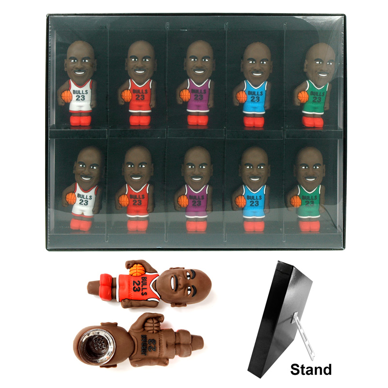 PREMIUM SILICONE HANDPIPES (CBS01) - DISPLAY OF 10